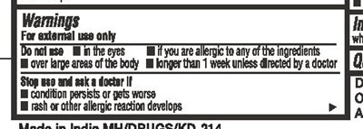 Warnings (Aftate 1oz Zinc Oxide Warnings)